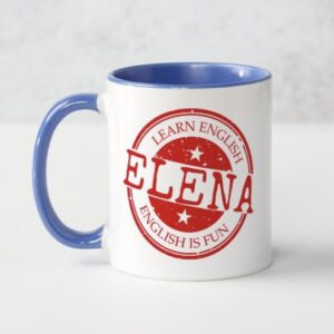 Taza azul